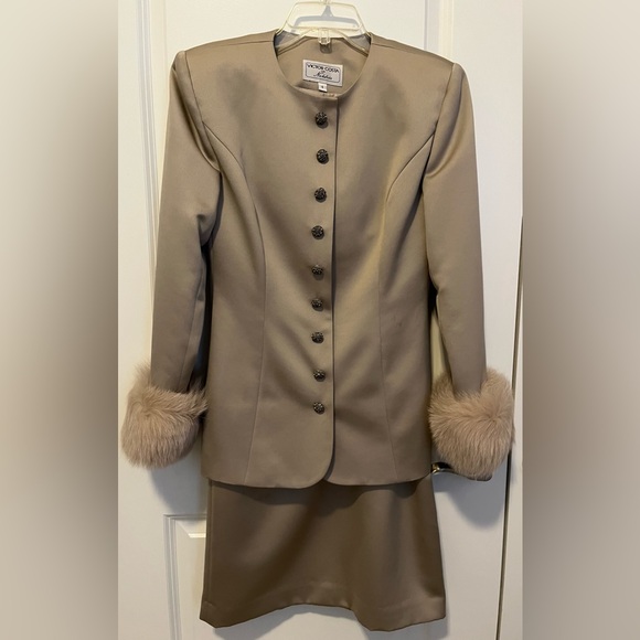 Victor Costa Dresses & Skirts - Vintage Couture Victor Costa Suit